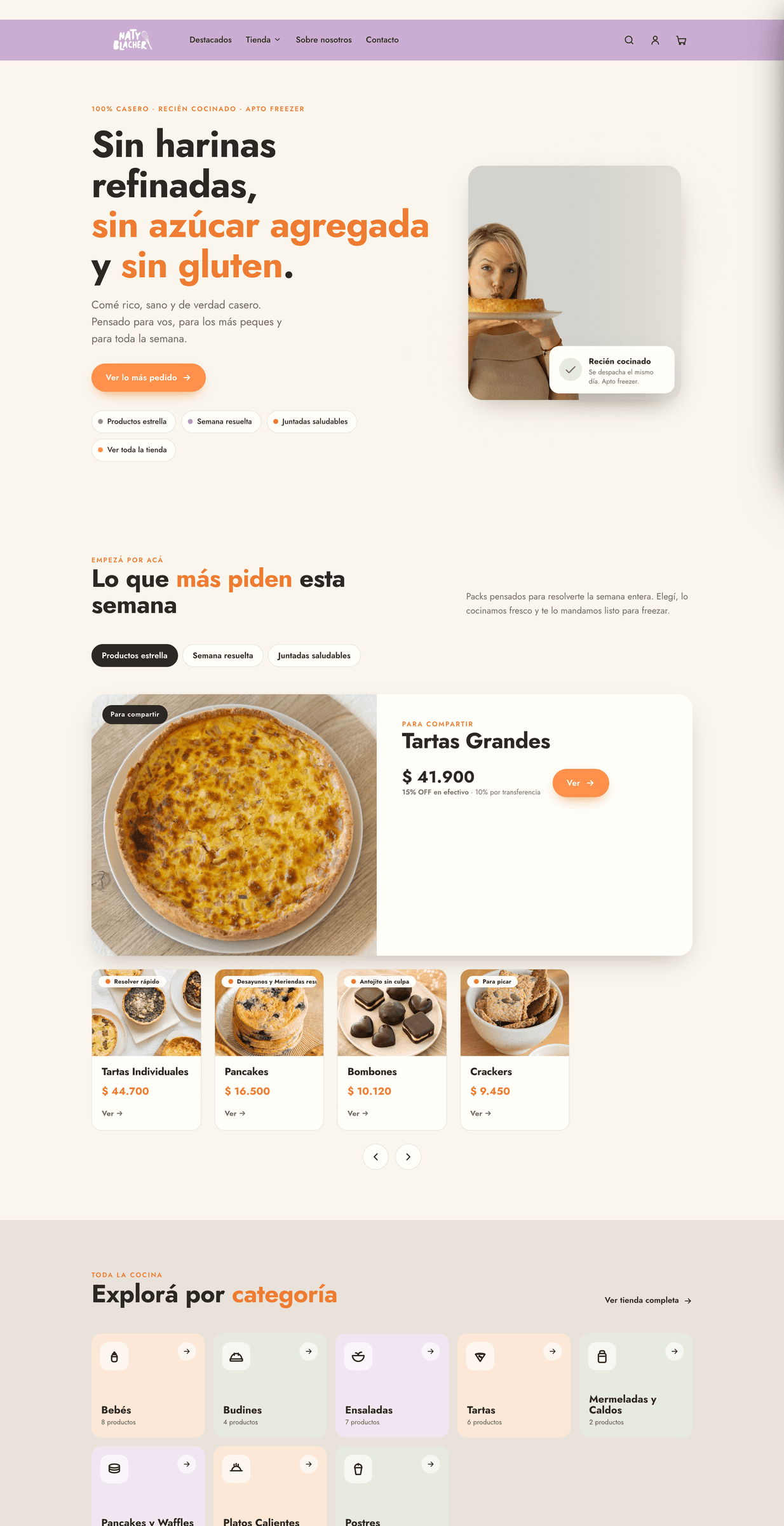 Naty Blacher Cocina — Full page