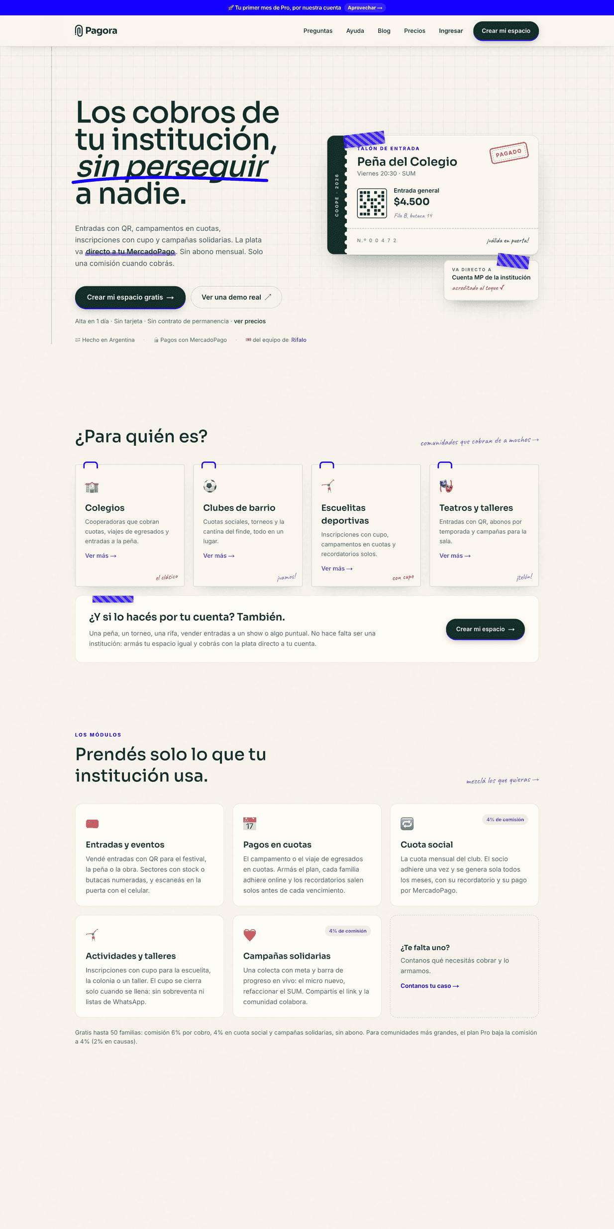 Pagora — Full page