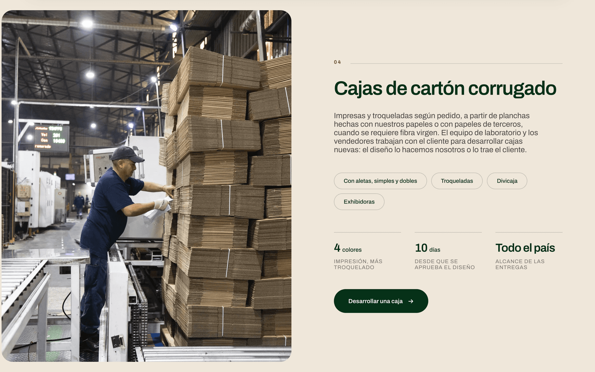 Rainap: Corrugated boxes