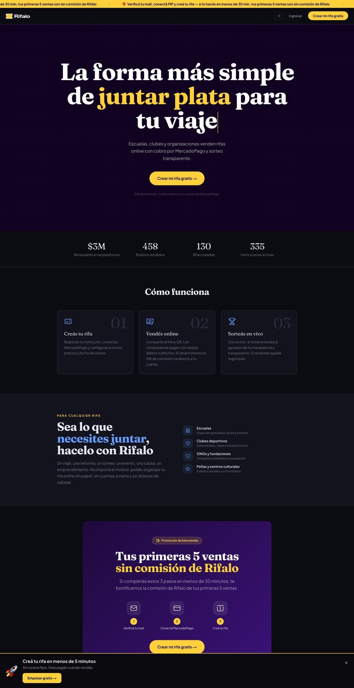 Rifalo — Full page composition